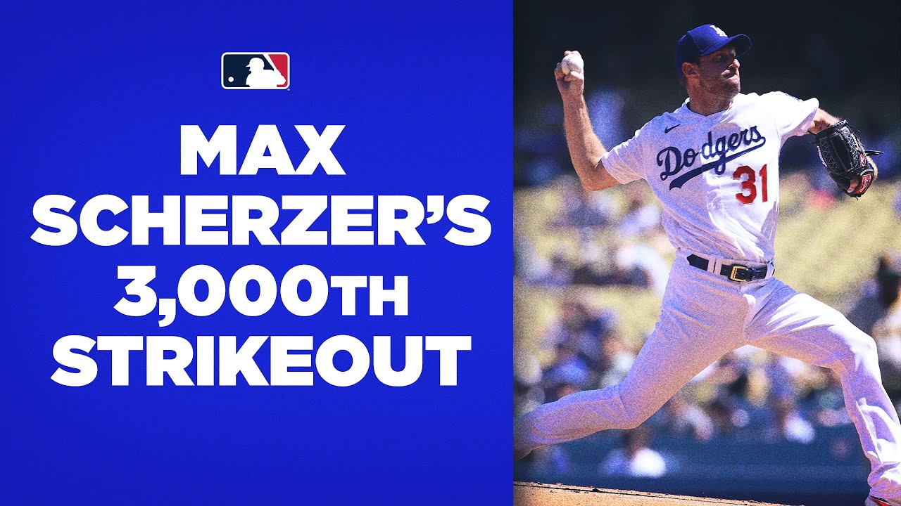 3000!!! Max Scherzer został 19. miotaczem w historii MLB, kt&oacute;ry osiągnął 3000 strikeout&oacute;w!