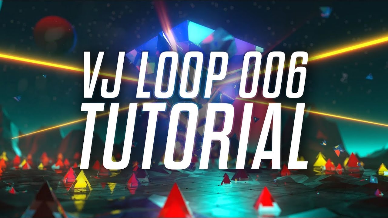 VJ LOOP 006 - Tutorial/Breakdown (Cinema 4D, After Effects)