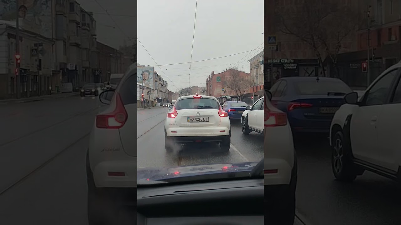 Скоростное перестроение по полосам движения #перестроение 