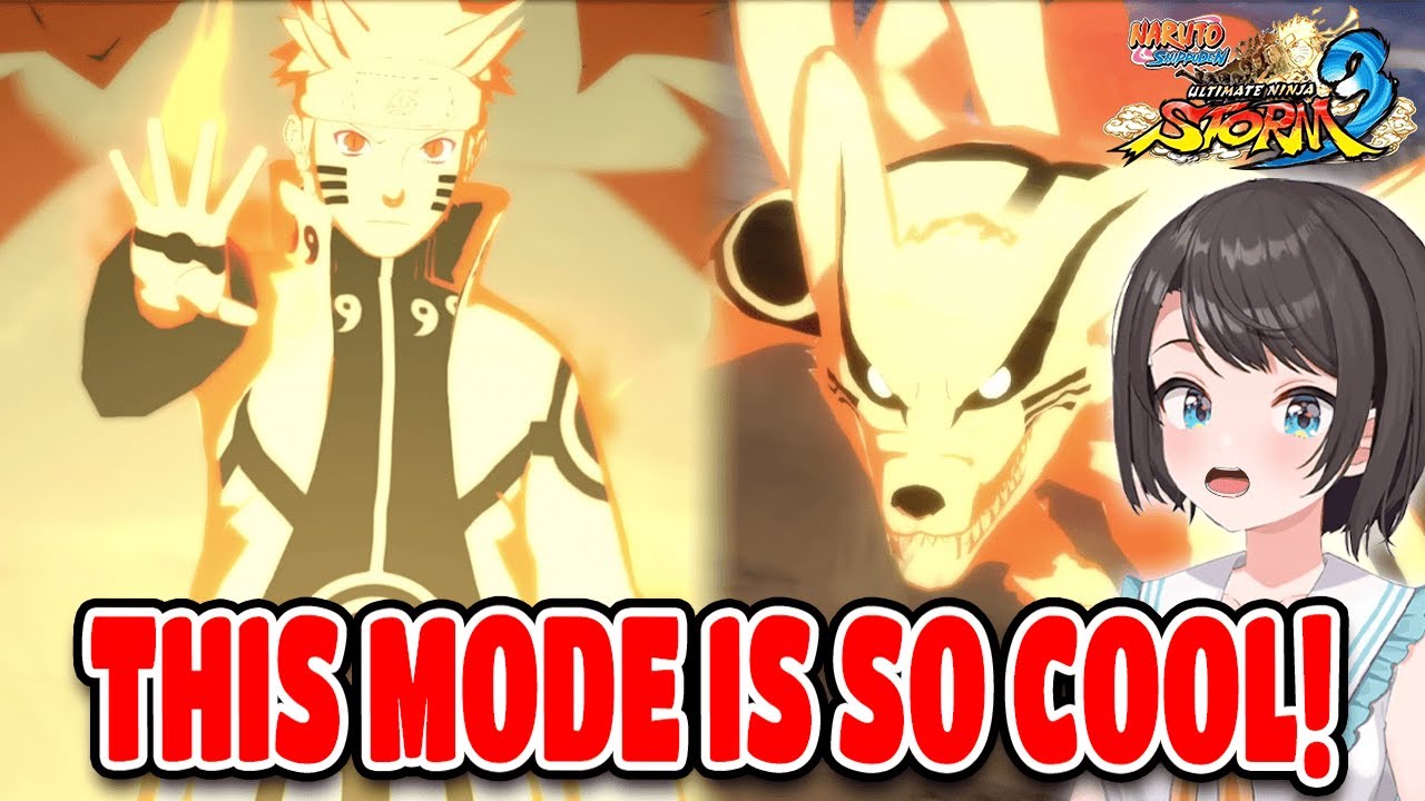 Subaru Reaction To Naruto Kurama Link Mode Naruto: Ultimate Ninja Storm 3 Hololive【ENG SUB】