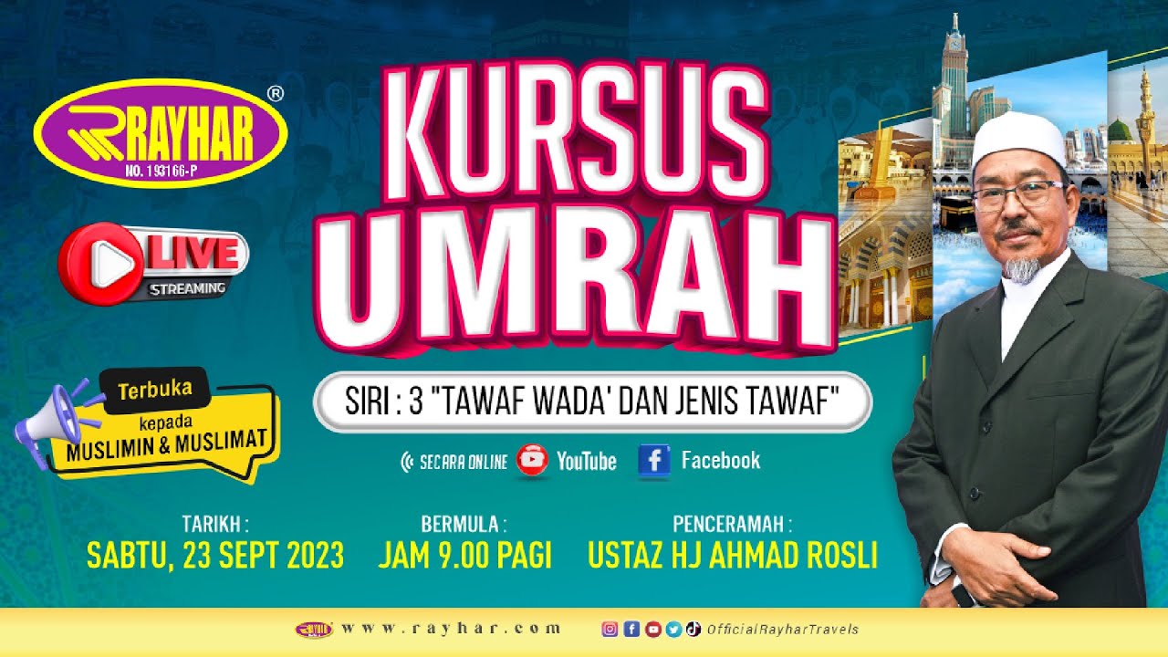Kursus Umrah Online Siri Ketiga 