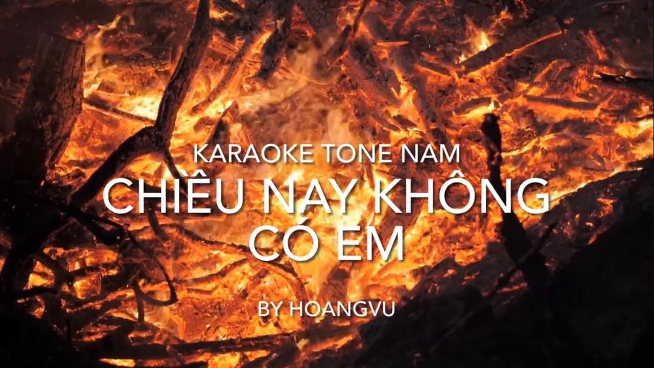 Chiều Nay Không Có Em - Ngô Thụy Miên - Karaoke Tone Nam - By Hoangvu 