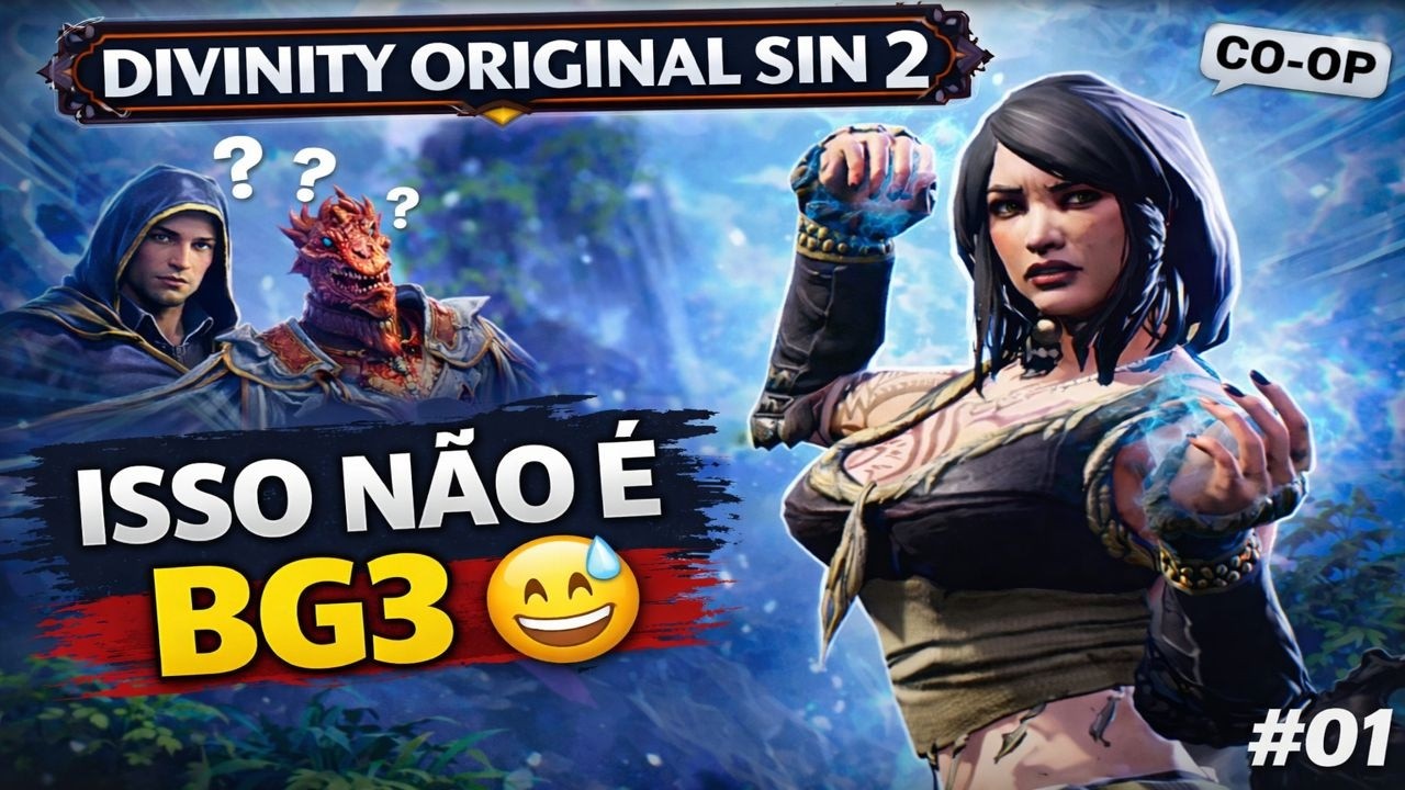 Divinity Original Sin 2 – NÃO TEMOS IDEIA DO QUE ESTAMOS FAZENDO kkk | CO-OP #01