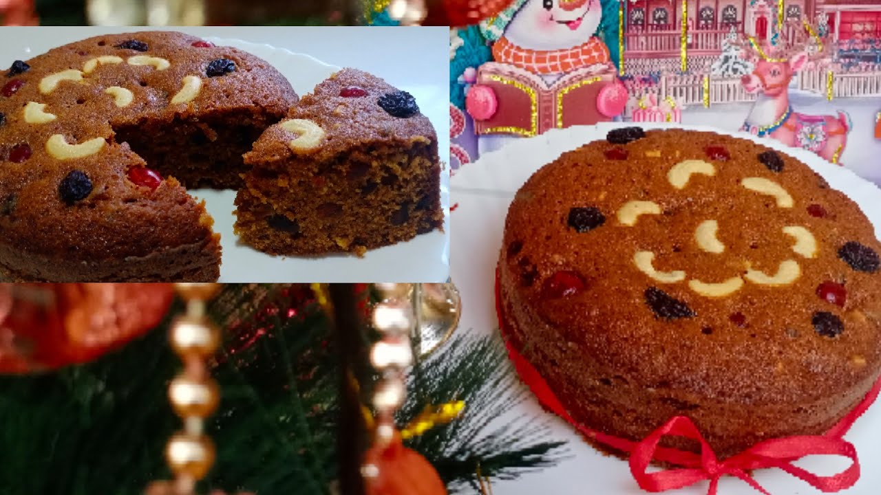 Traditional plum cake| രുചികരമായ പ്ലം കേക്ക് |Christmas Special| using treacle syrup | 1/2 Kg Recipe