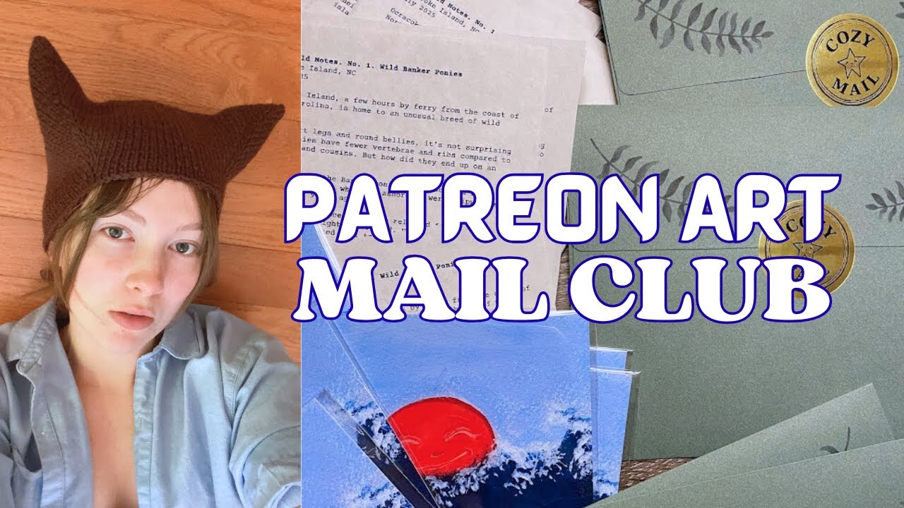 How I run my ART MAIL CLUB on Patreon ⭐ Tips  & Tricks