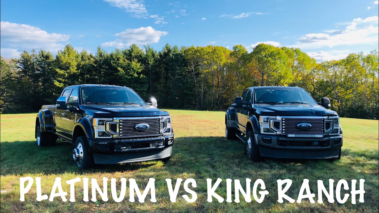 2021 F450 PLATINUM vs 2020 F450 KING RANCH. DANGER INDUSTRIES STOPS BY TO COMPARE TRUCKS & ISSUES