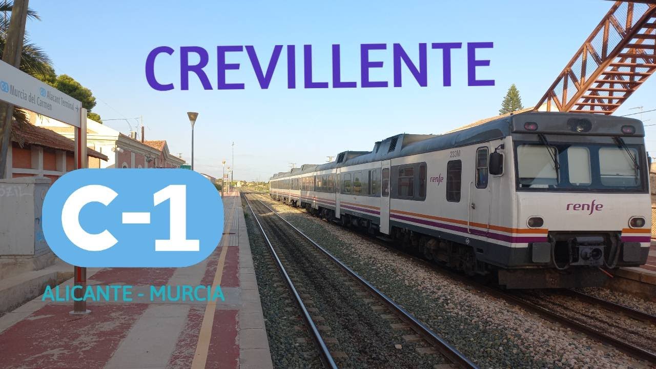 Trenes por la estación de Crevillente | Renfe C1 Alicante - Murcia