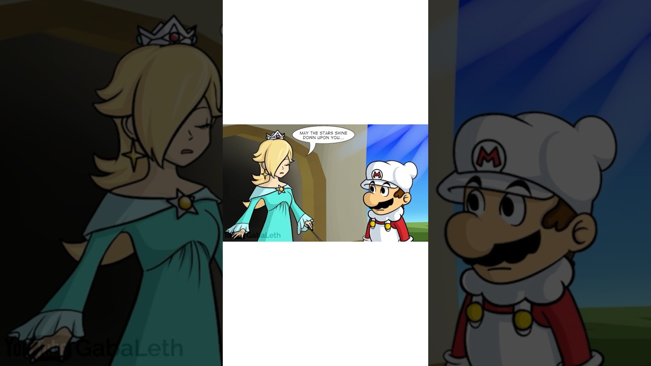 When you meet Rosalina in Super Mario Galaxy 2
