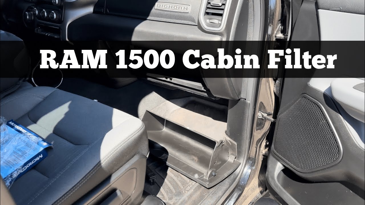 Замена салонного фильтра в Ram 1500 2019&ndash;2022 годов выпуска &mdash; как заменить фильтр кондиционера и ...