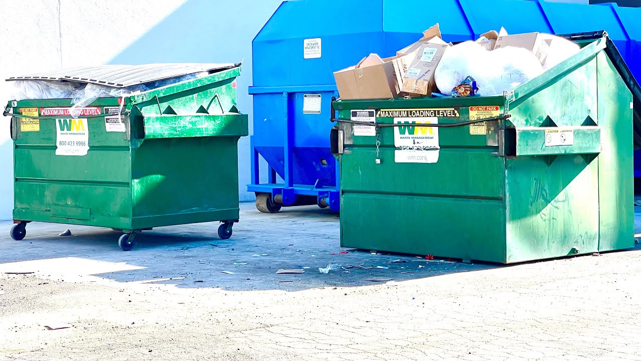 Dumpster Diving- Wow! A Full Dumpster is a good sign!