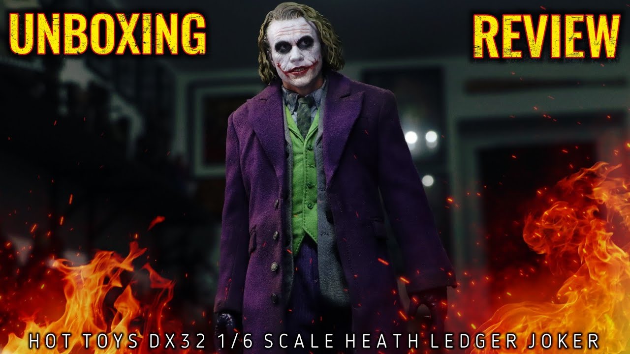 Распаковка и обзор Джокера от Hot Toys DX 32. Хит Леджер, Тёмный рыцарь