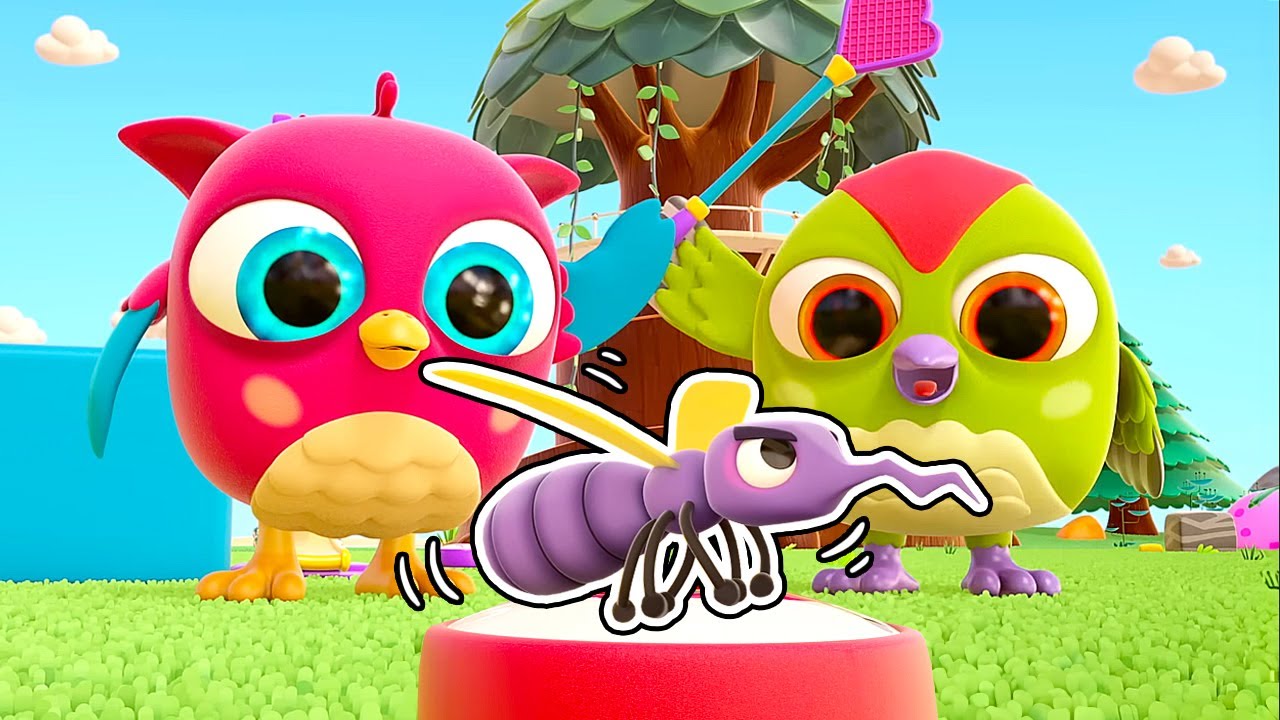 Hop Hop si Burung Hantu & Peck Peck Bermain Game Baru | Kartun Bayi Bahasa Indonesia