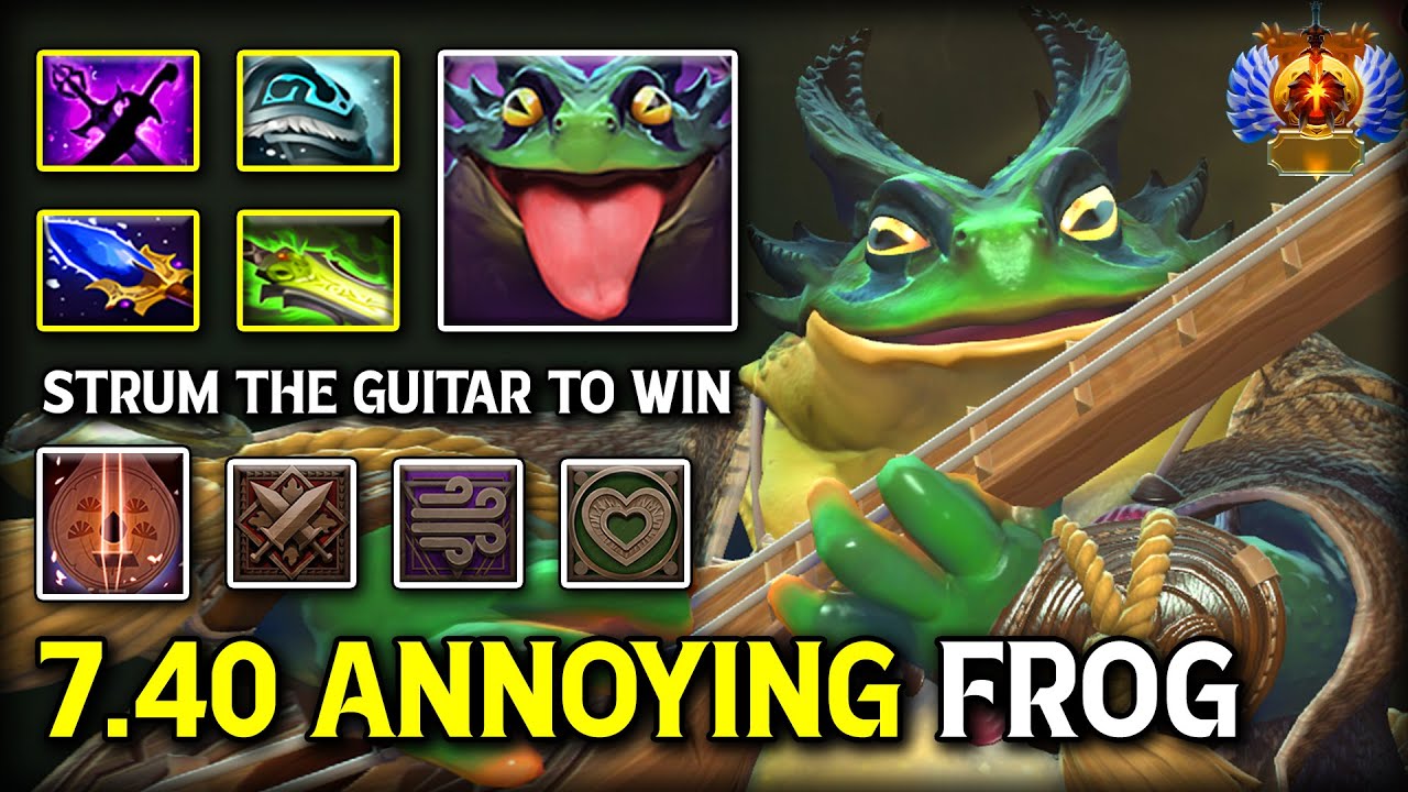 7.40 NEW ANNOYING MID Largo Strum the Guitar to Win With Magical Build 7.40 Dota 2
