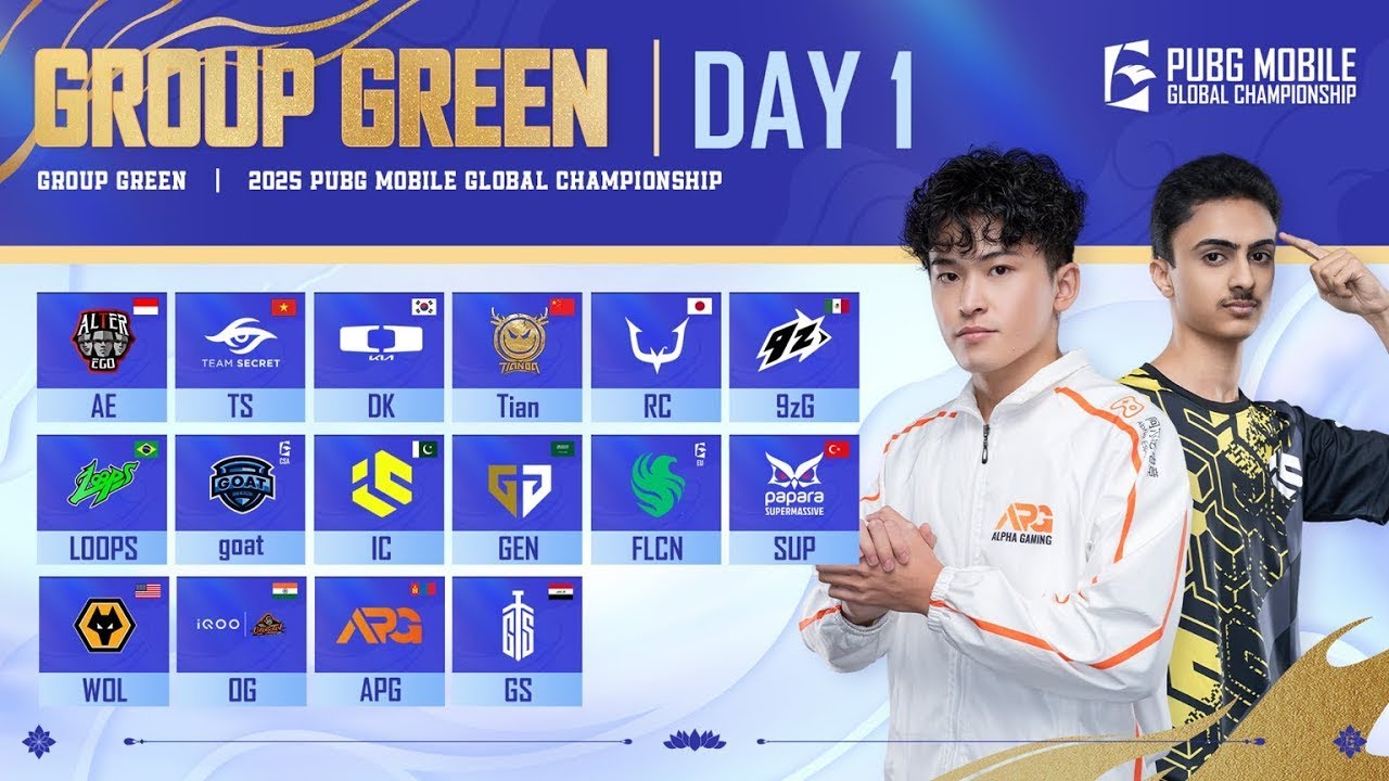 [NP] 2025 PMGC League | Group Green Day 1 | PUBG MOBILE Global Championship