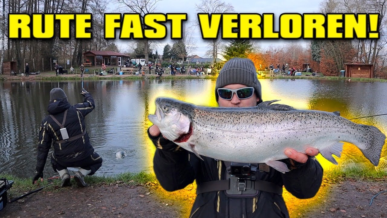 FAST die Rute VERLOREN | Forellenangeln in Steinfeld