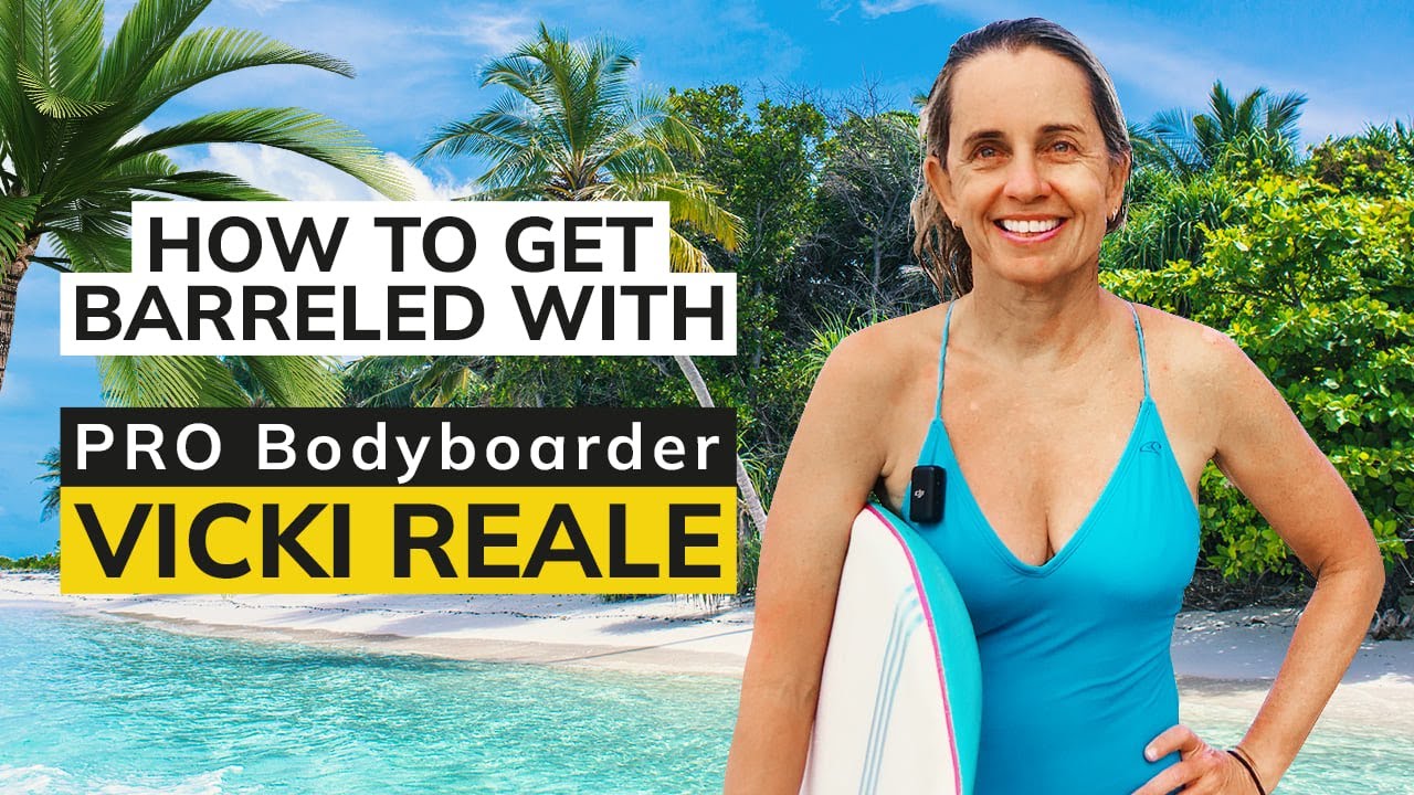 Getting Barreled On A Bodyboard With Vicki Reale