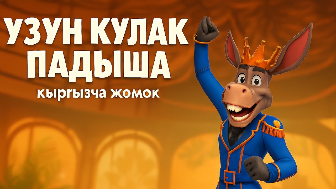 Кыргызча жомок! Айбанаттардын узун кулак падышасы !