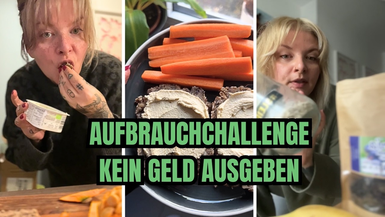 So lange wie möglich die Schränke leer essen - No Spend Challenge