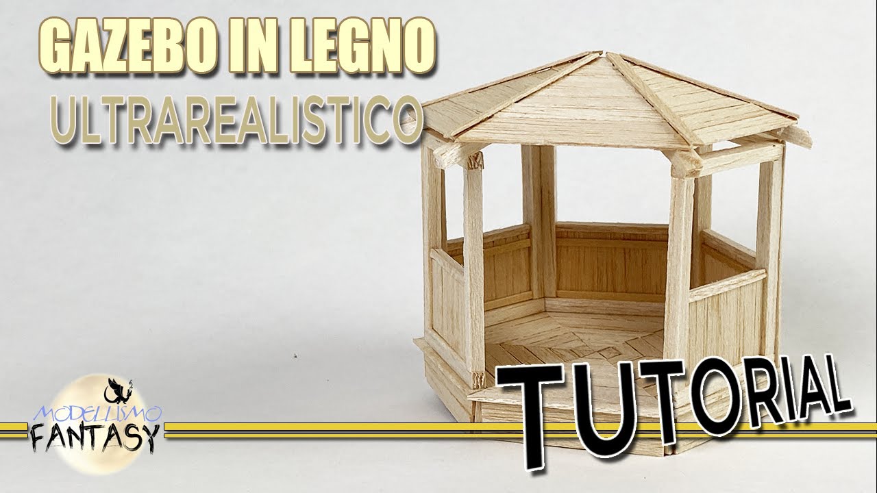TUTORIAL Costruire un gazebo per presepe e casa di bambole #69