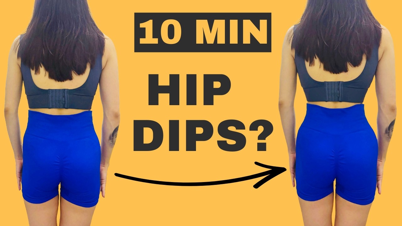 10 Minute Hip Dips Workout 🍑 | Build Curves & Glutes at Home