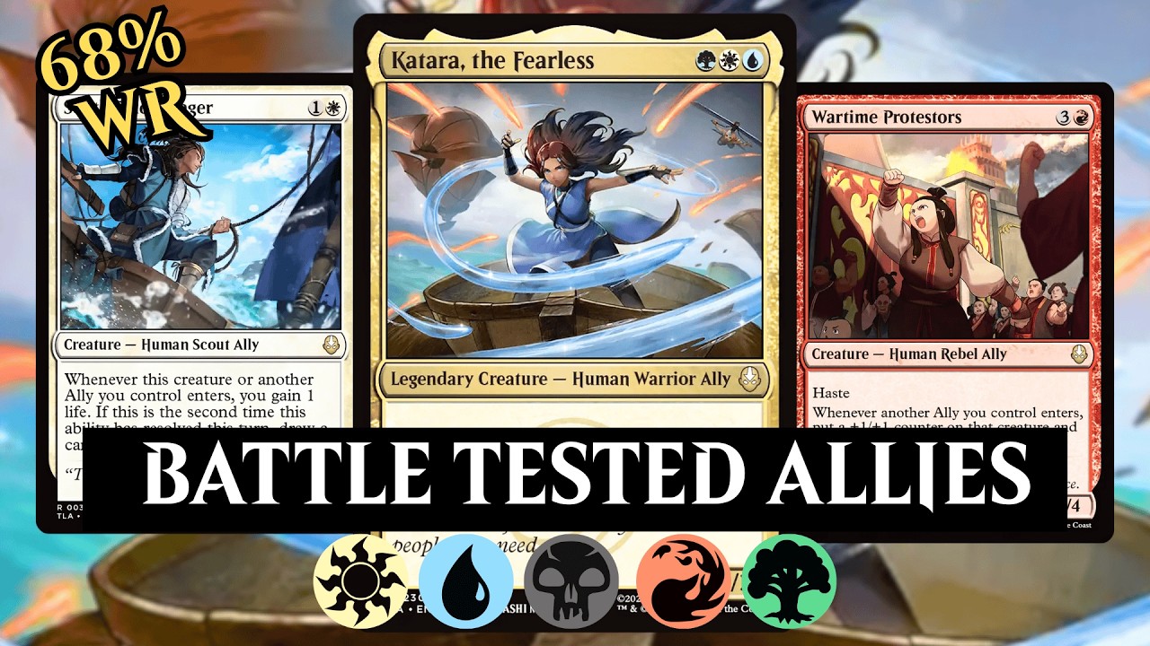 🔴🟢⚪🔵Katara is The Ally SECRET Sauce | MTG Arena Standard