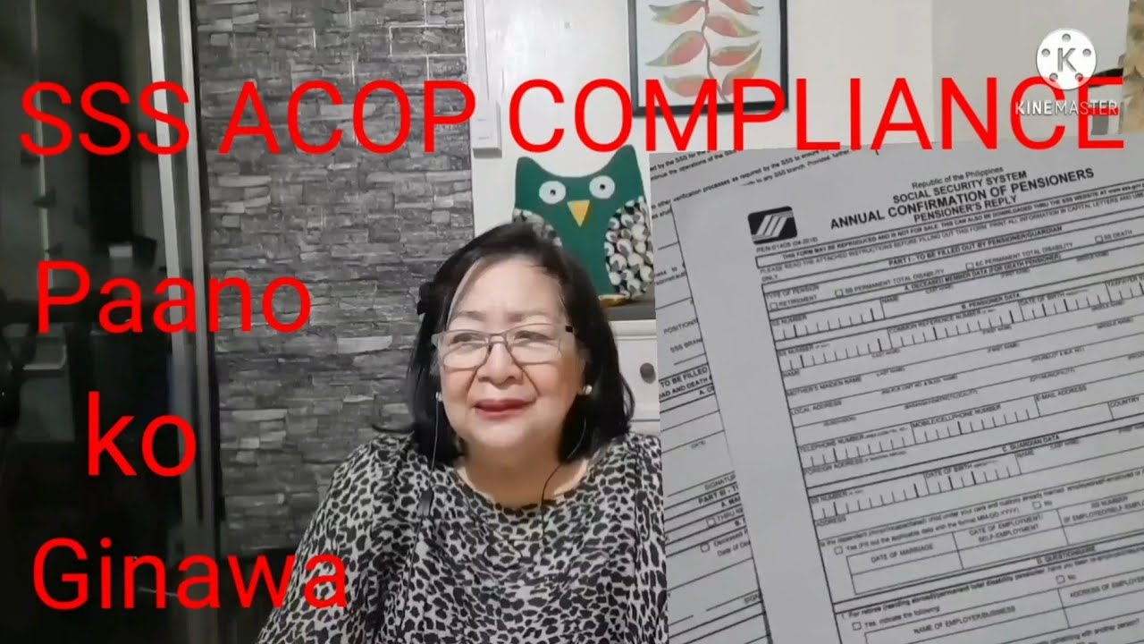 SSS ACOP COMPLIANCE/Paano ko Ginawa