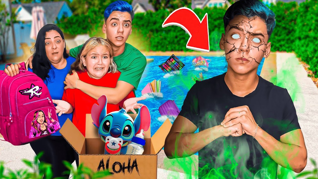BEBÊ STITCH NA PISCINA VS CLONE MALVADO DA DARKWEB *especial de 1 hora