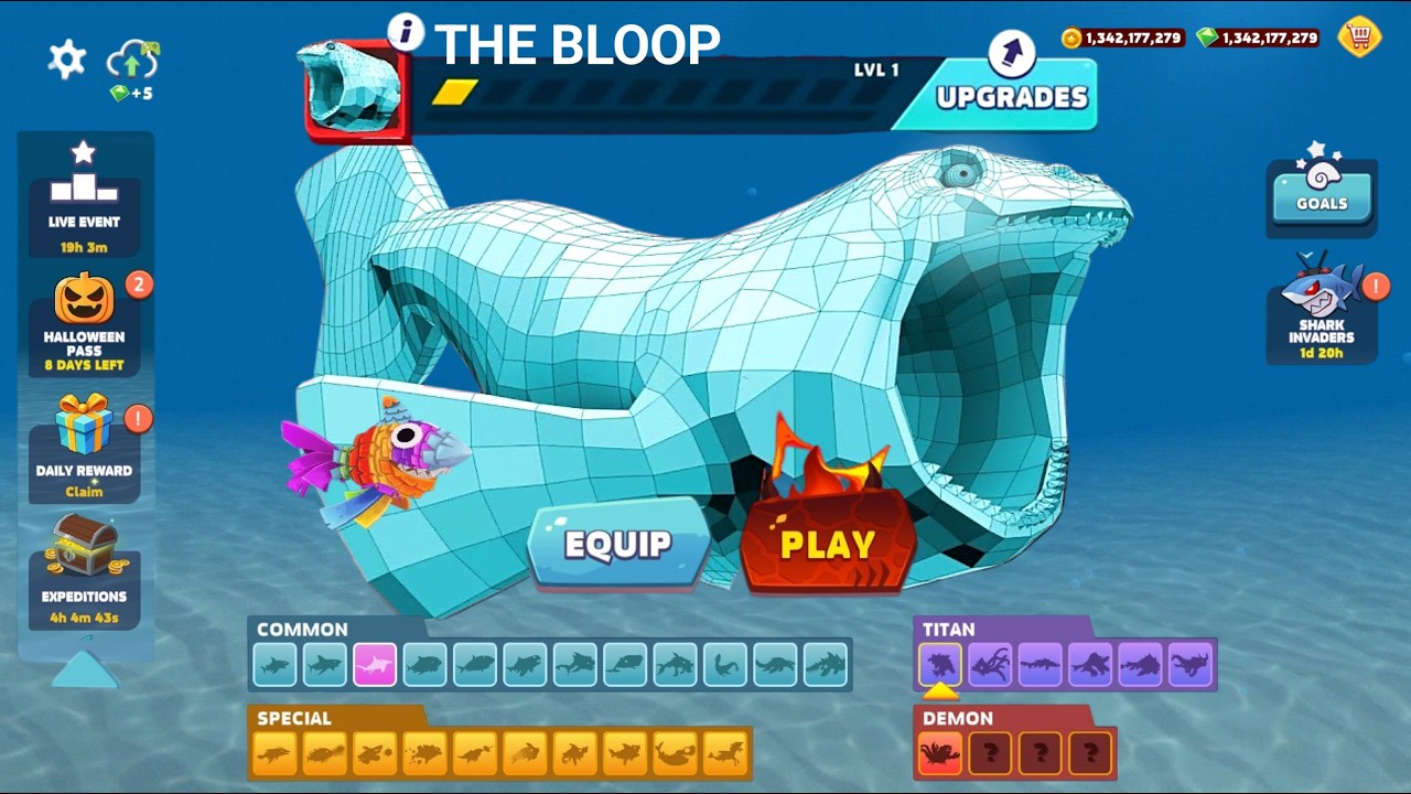 Hungry Shark - BLOOP Shark in Hungry Shark Evolution? What If It Was Playable!