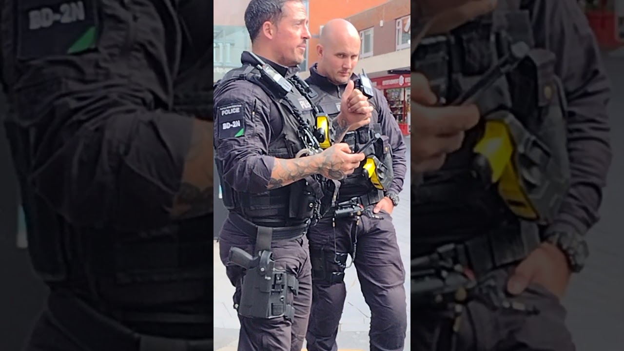 Dirty Looks & Snide Comments from Armed Police, #blackpool