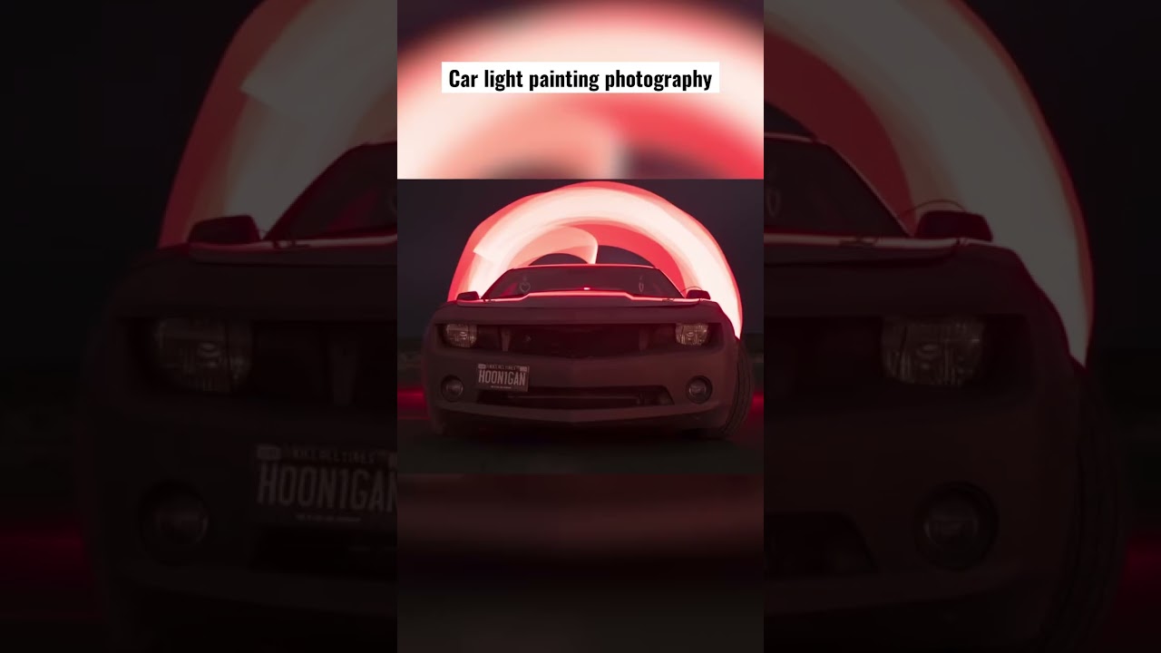 Car light paint photography! #carphotography #carphotoshoot #carphotographer