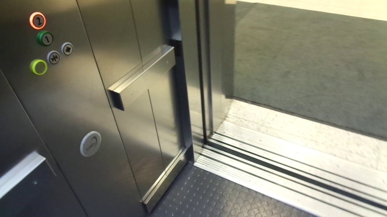 2013 KONE Monospace MRL Traction Elevators @ S-Market Nihtisilta, Mankkaa, Espoo,F inland