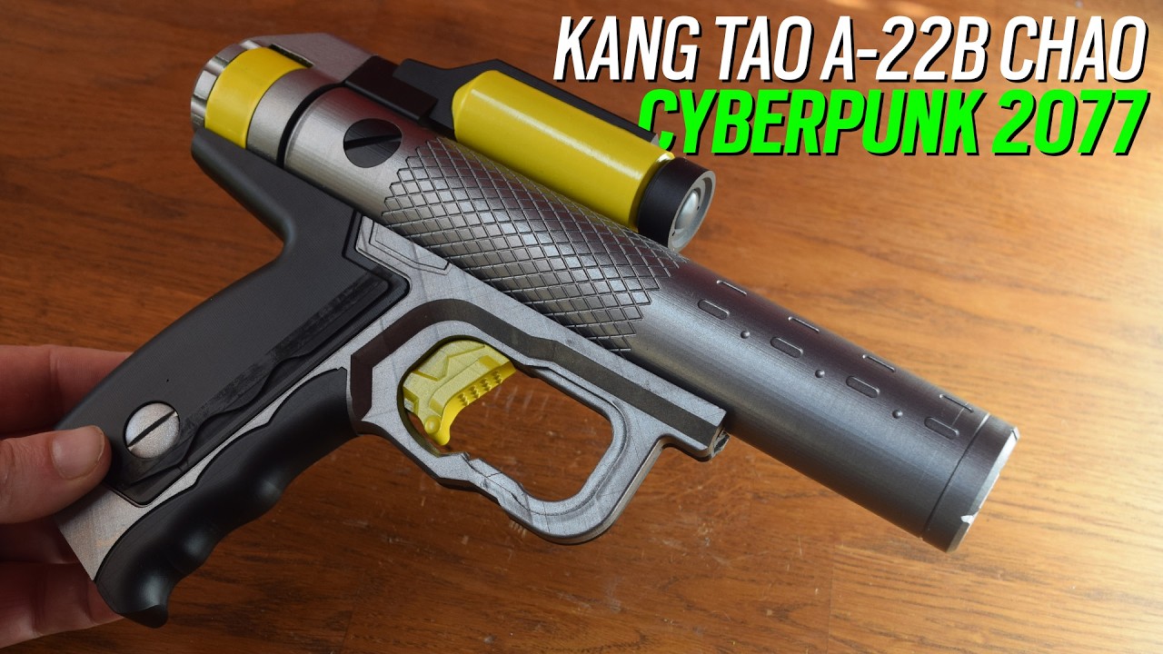 Игрушечный реквизит Kang Tao A-22B Chao &mdash; 3D-печать &mdash; Киберпанк