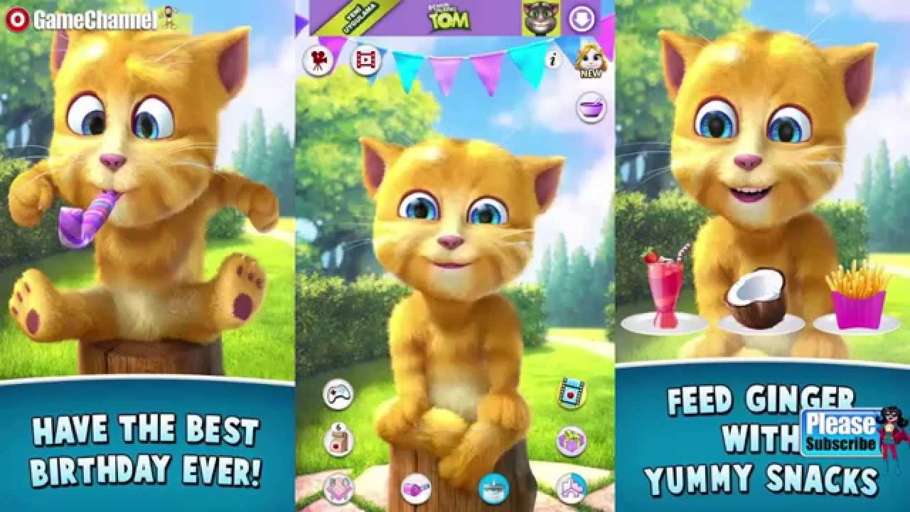 Talking Ginger 2 Android İos Free Game GAMEPLAY VİDEO