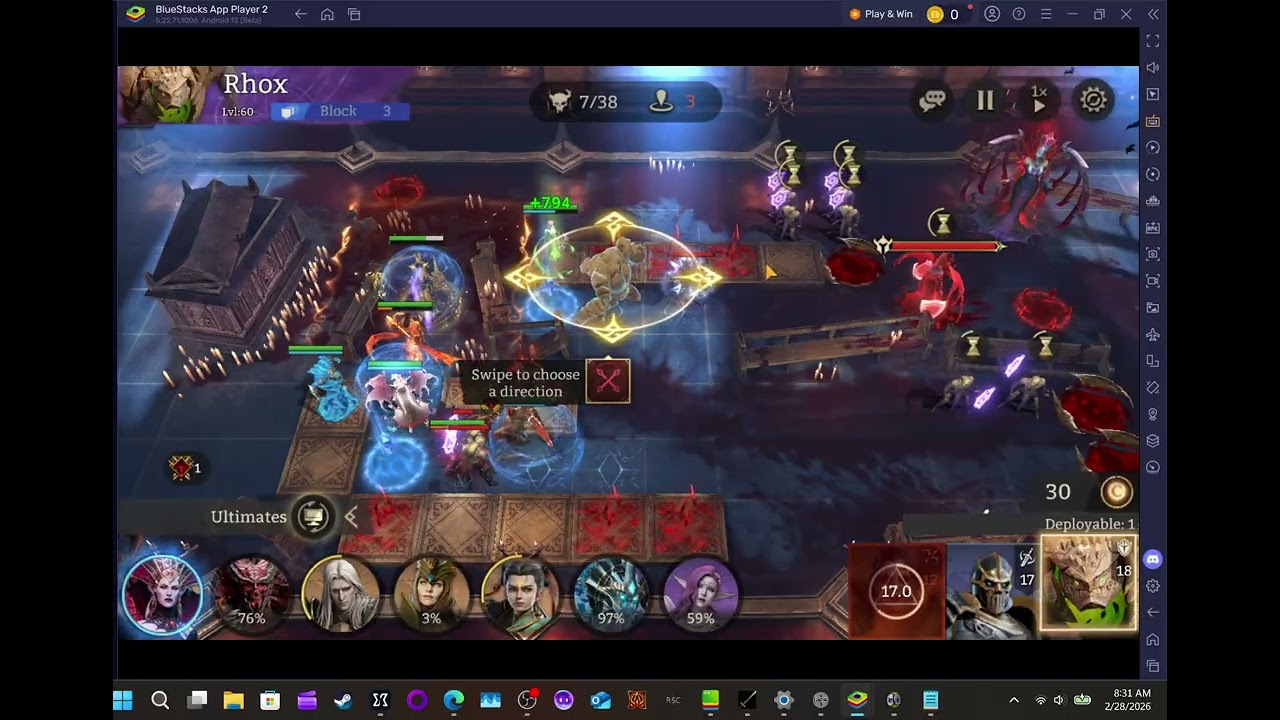 [Gear Dungeon II-Stage 5] attempt. I need another [Solid] [Melee DPS] [Fighter] b/c left side splits