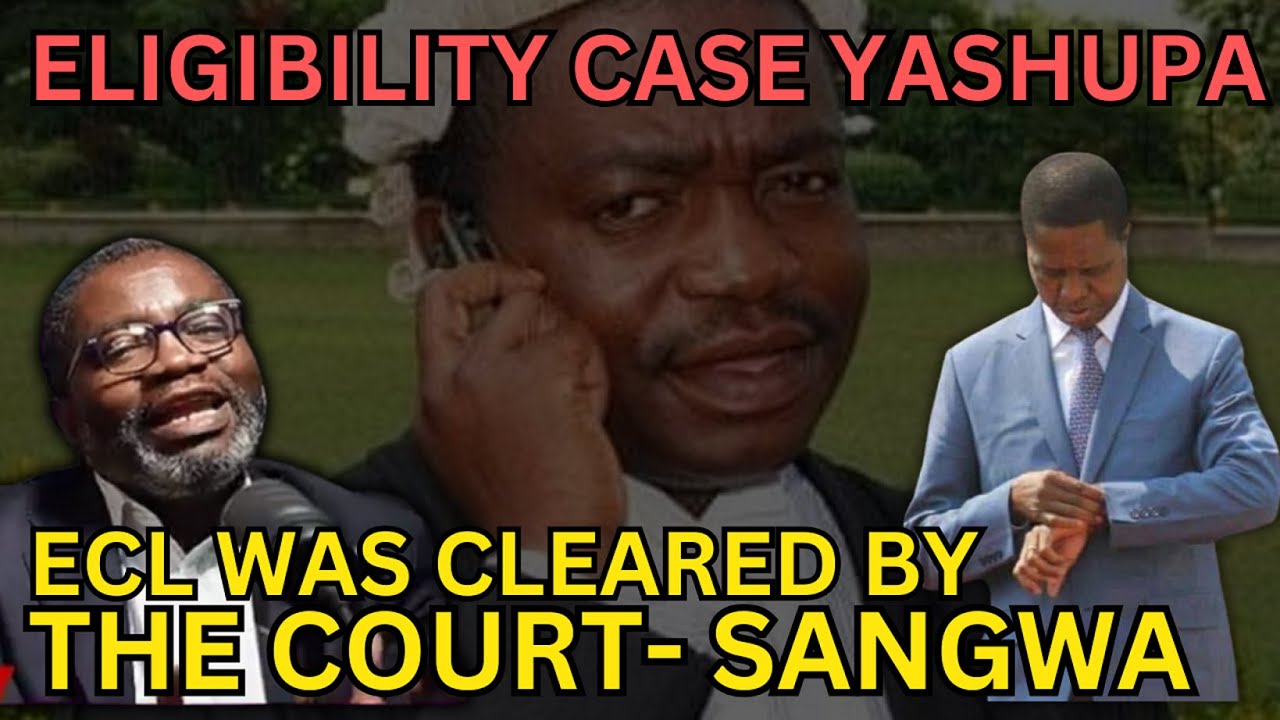 John Sangwa Maintains His Stance To Edgar Lungu’s Eligibility: He Was Cleared by the court