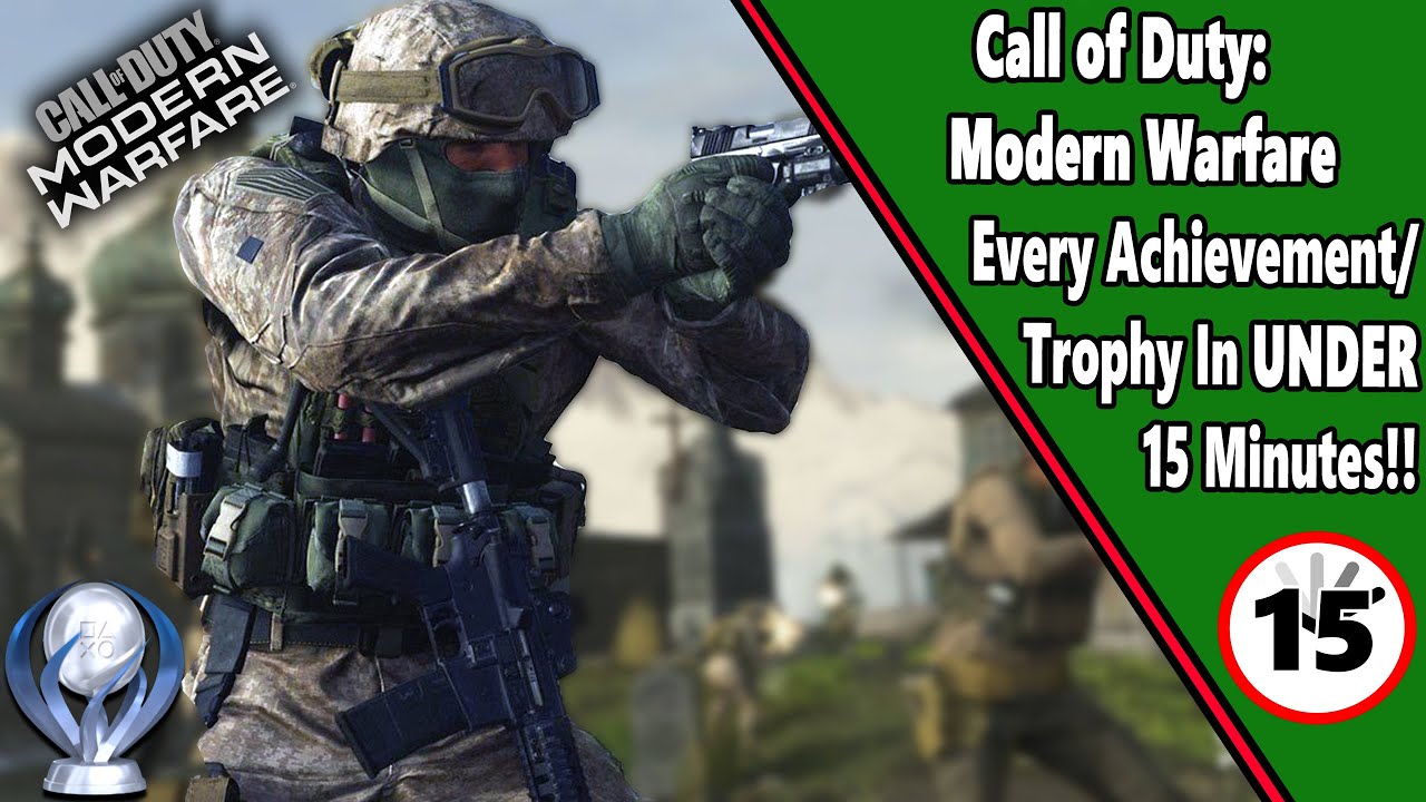EVERY Modern Warfare Achievement/Trophy In Under 15 Minutes