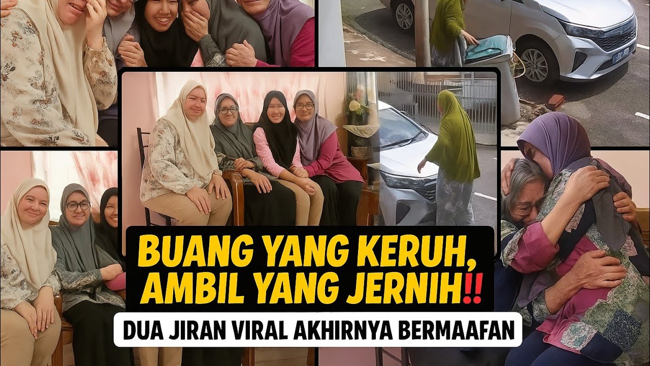 MAKCIK BLOWER DAN MAKCIK SAPU AKHIRNYA BERDAMAI DAN SALING BERMAAFAN