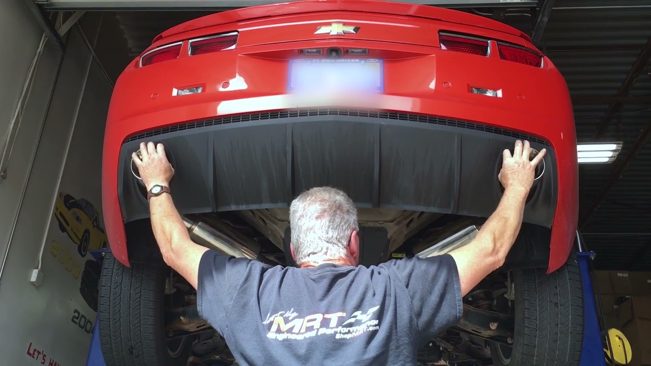 2010-15 Camaro Version 2 Axle Back Installation