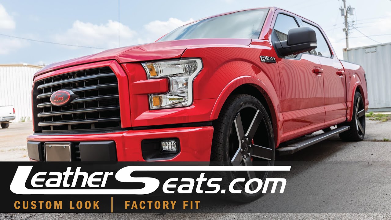 2015 Ford F-150 SuperCrew Custom Leather Seat Upholstery Interior Kit - LeatherSeats.com