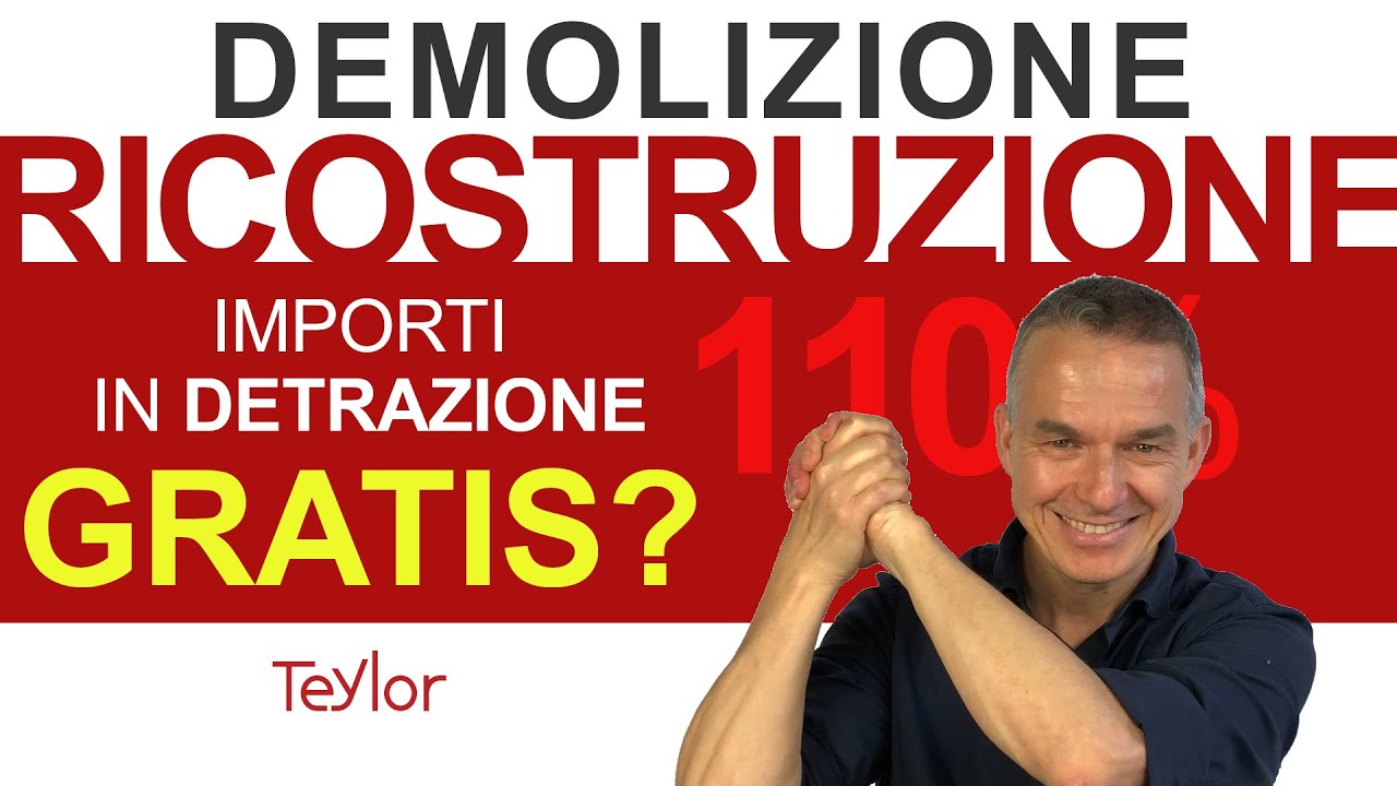 Demolizione e Ricostruzione. Bonus casa e Superbonus 110%. Teylor la Casa Salubre
