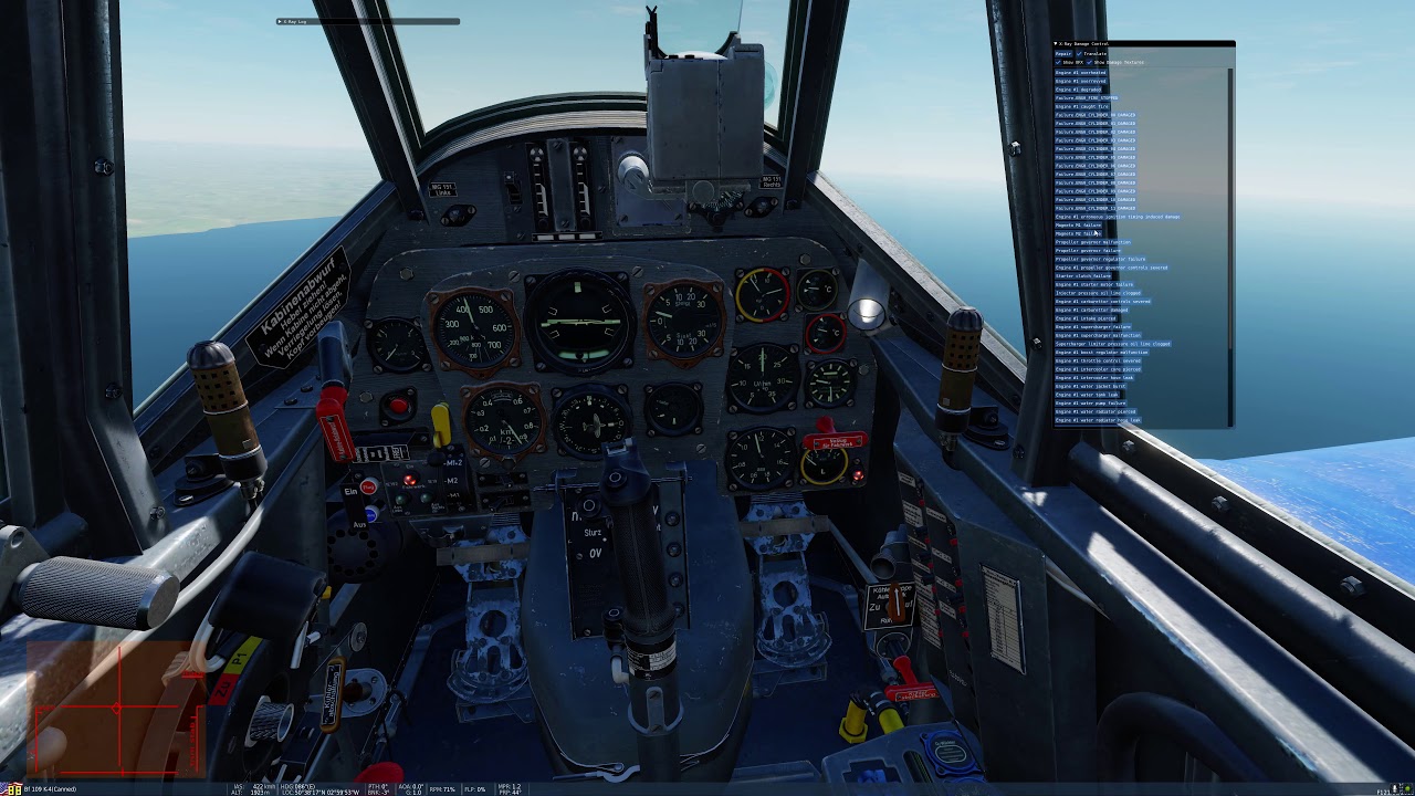 Bf 109K-4 Fouled Plugs