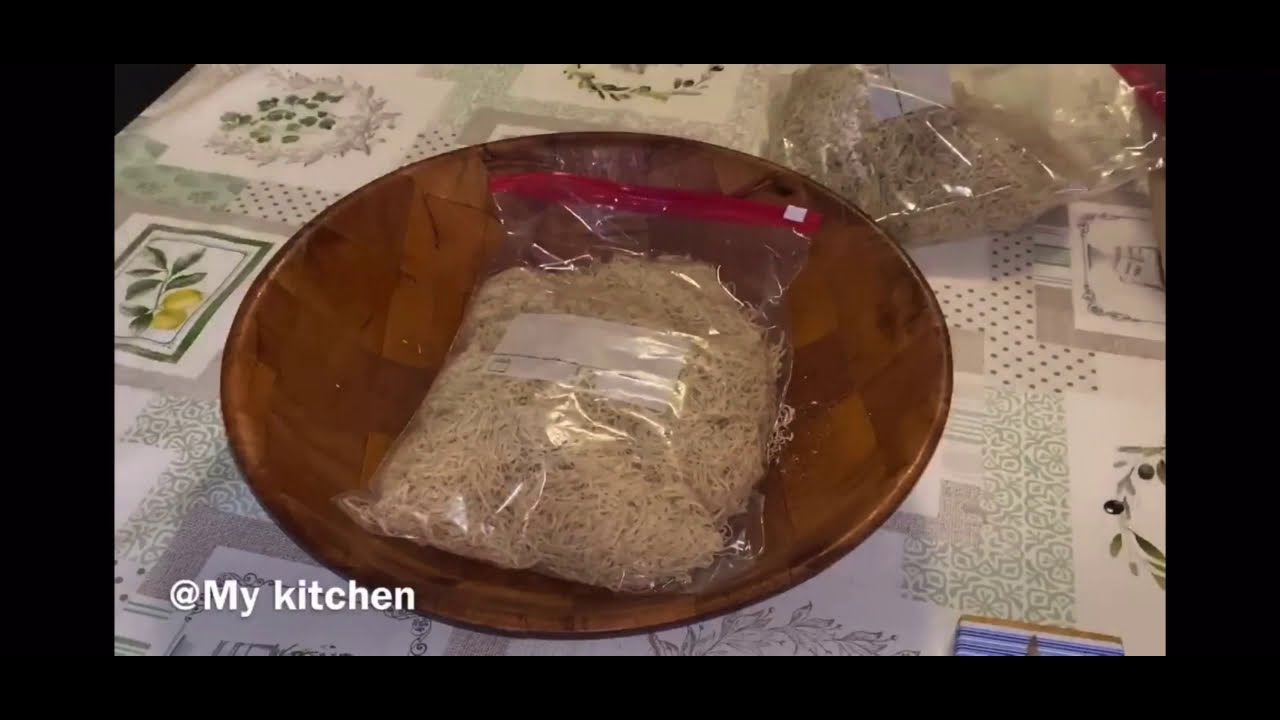 طريقة تخزين رشتة الكسكاس