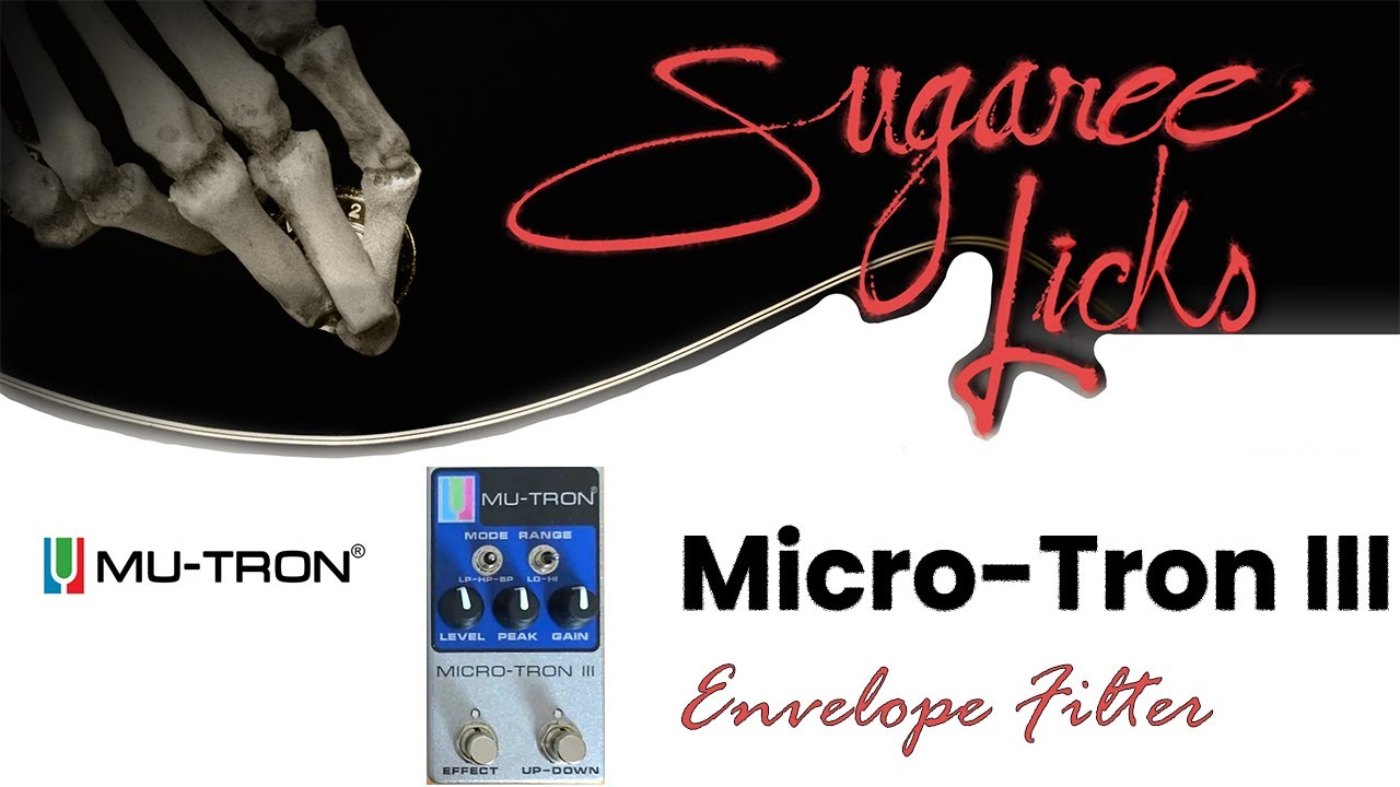 Mu-Tron Micro-Tron III Envelope Filter Pedal Demonstration