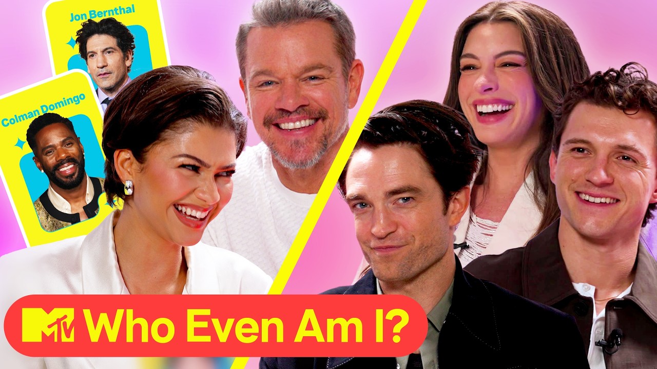 &ldquo;Am I Ugly?&rdquo; 😂 The Odyssey Cast Play A Chaotic Game of Who Even Am I? | MTV Movies