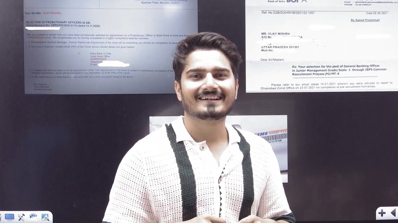 My SBI PO and IBPS PO Joining Letter 🔥 Can we Crack both exams together ?