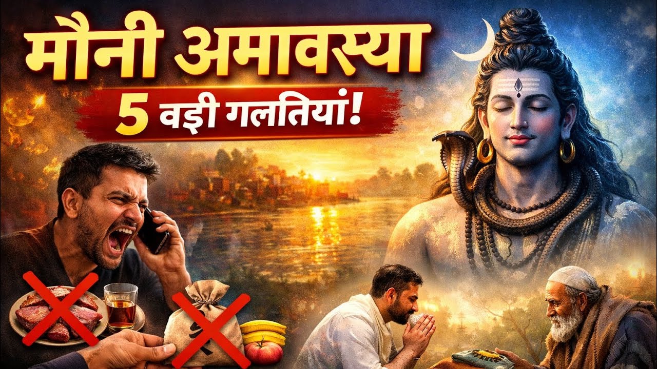 मौनी अमावस्या पर भूल के भी न करें5 गलतियाँ|सही विधि 2026।#IndianFestivals #VratTyohar #MauniAmavasya