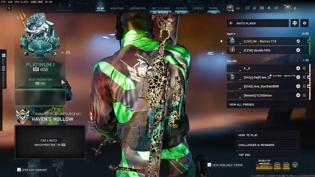 Warzone Ranked :) s Dejvem