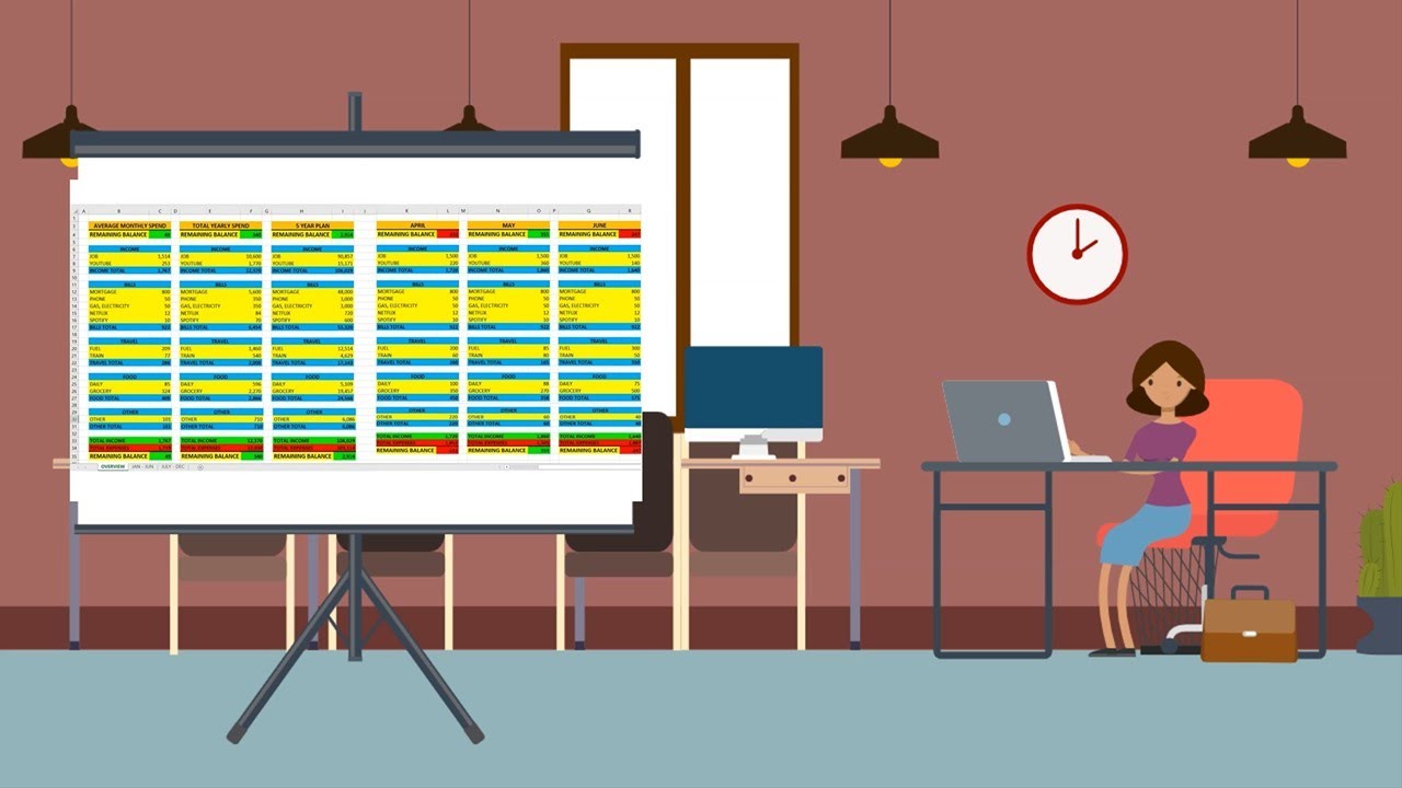 Finance Planner Course Animation