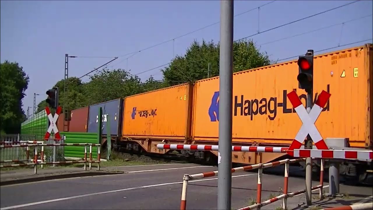 Bahnübergang Boisheim (Nettetal) // German Railroad crossing // Duitse Spoorwegovergang