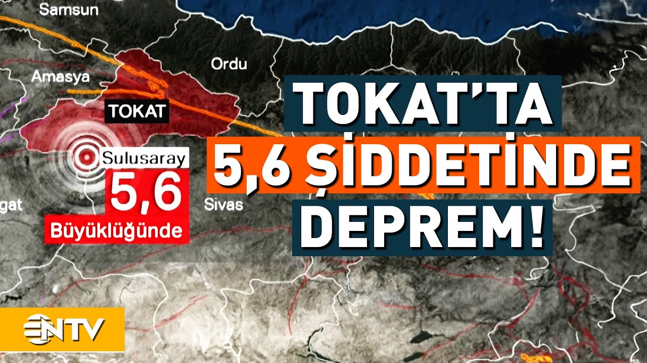 Tokat'ta Deprem! 5,6 Şiddetindeki Sarsıntıda Yıkılan Evler Oldu! | NTV